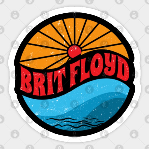 Brit Vintage Proud Name Birthday Styles Floyd Sticker by PaladinoGift